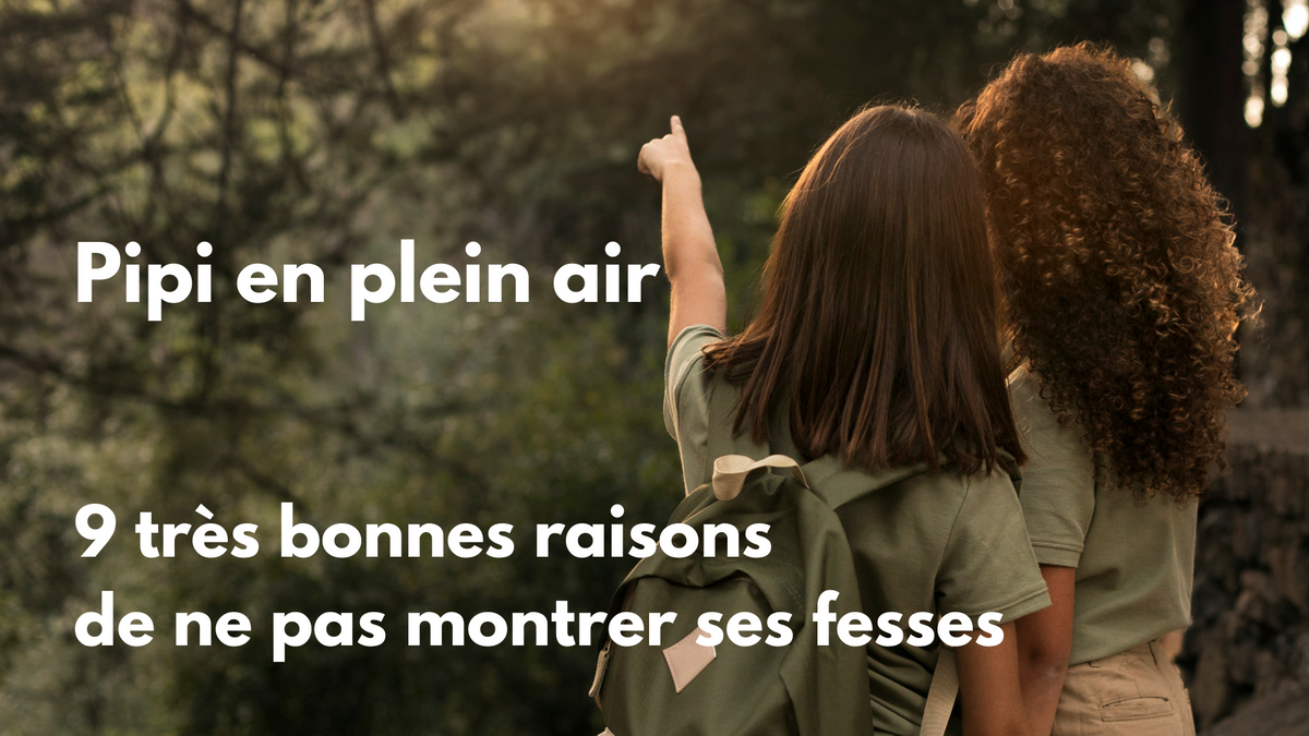 Faire pipi sur le gazon, sans montrer ses fesses