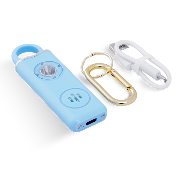 alarme 130 db et led pour femme