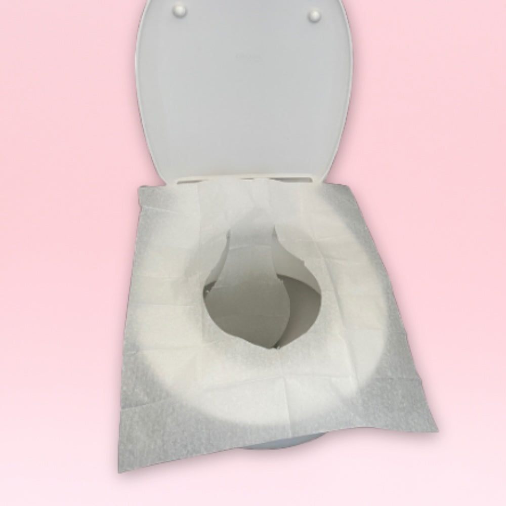 Couvre toilette, jetable et biodégradable, par 10