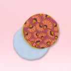Disque démaquillant en fibre de bambou, par 2